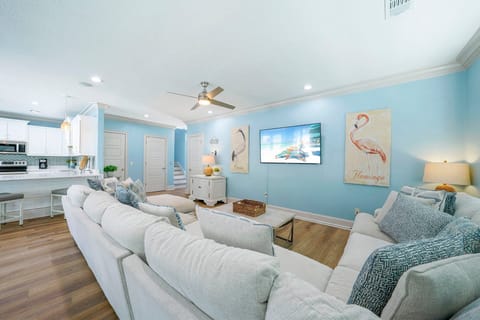 Tangled in Blue - Pet Friendly Vacation Rental Beach House with Private Pool, Elevator, and Fireplace in Crystal Beach, Florida - Five Star Properties Destin/30A