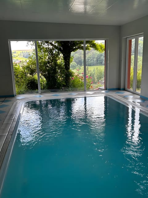 Indoor pool, a heated pool