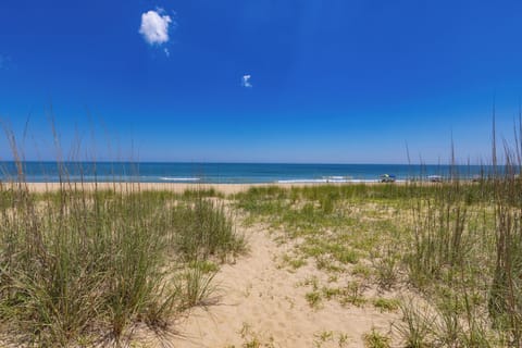 On the beach