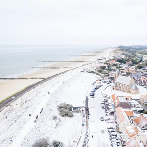 Try kite flying along the beach — a favorite winter pastime.