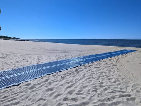 On the beach