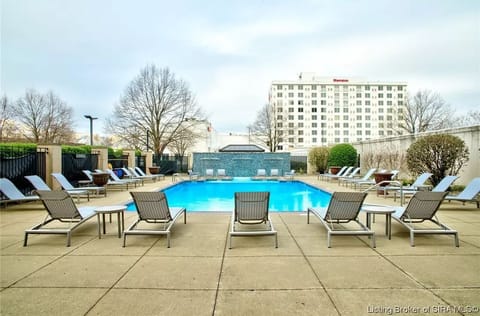 Indoor pool, outdoor pool