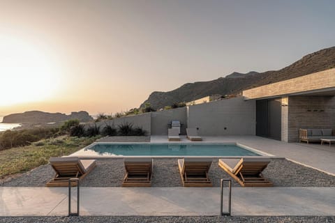 A private, 40sqm swimming pool, 1.6 m deep with step access