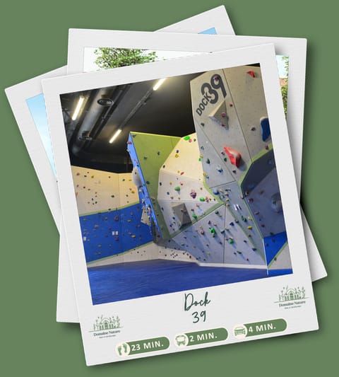 Take advantage of your holiday at Domaine Nature - Paris/Val d'Europe to climb at Dock 39