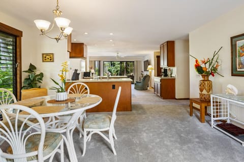 Dining, Kitchen & Living Area