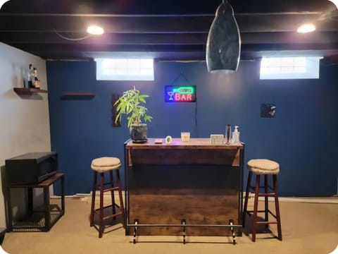 Basement bar