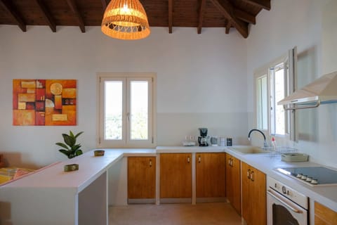 The kitchen is fully equipped, ready for any culinary adventure