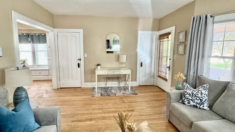 Need to get some work done?  Perfect place to set up a laptop or get work done.