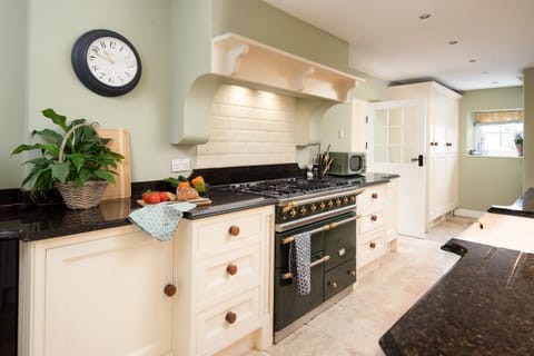 Classic country kitchen with Lacanche range