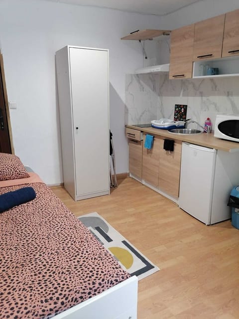 1 bedroom, iron/ironing board, bed sheets