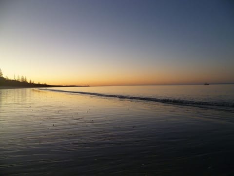 On the beach