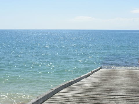 On the beach