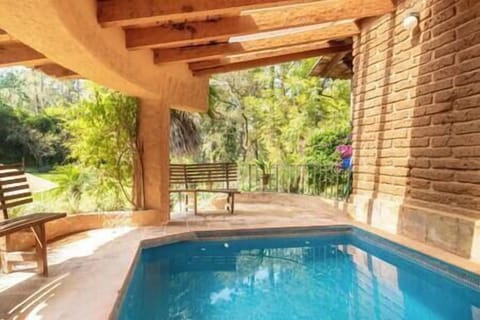 Indoor pool, a heated pool