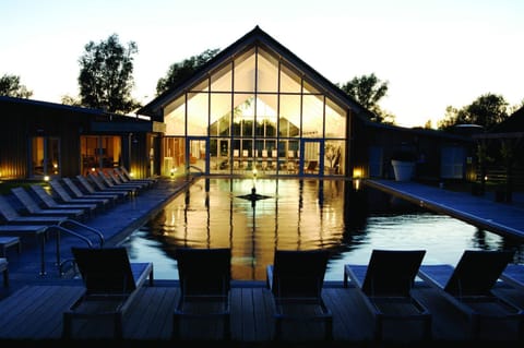 Indoor pool, outdoor pool