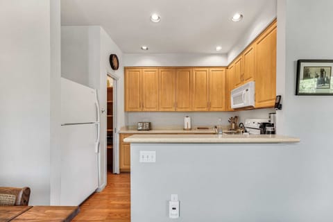 Kitchen: Well-equipped kitchen, range of appliances, spacious counter and cabinets, open layout to living and dining room