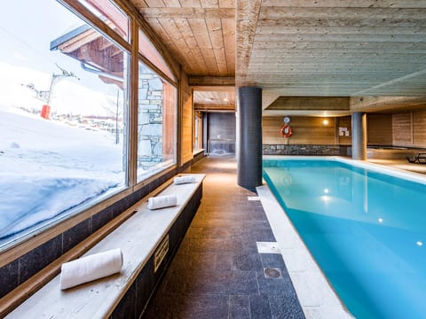 Indoor pool, a heated pool