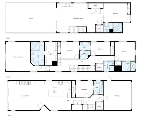 3506 West Oceanfront Floorplan