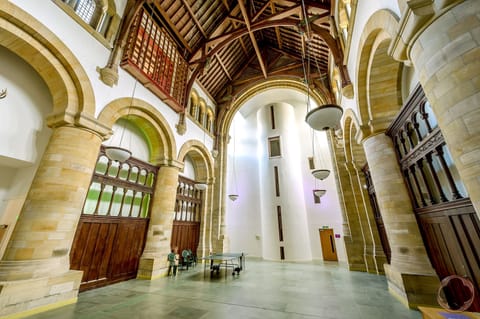 INSIDE THE MONASTERY - THE ATRIUM FOR GUEST USE