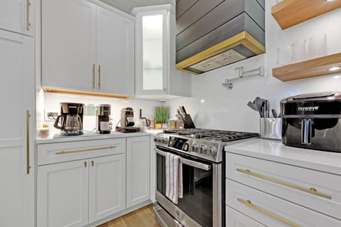 Our kitchen is a great place to prepare a meal.