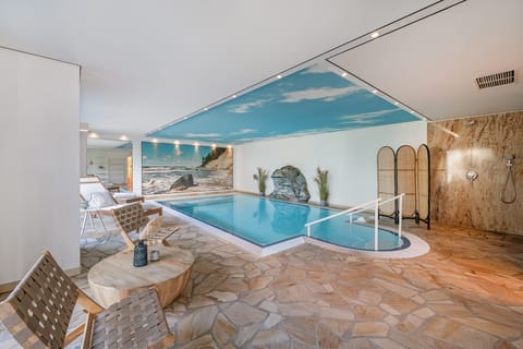 Indoor pool, a heated pool