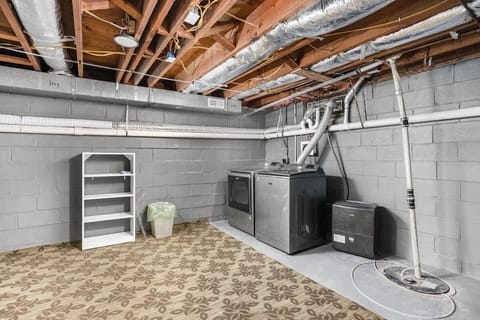 Washer and dryer unit for maximum convenience during your visit