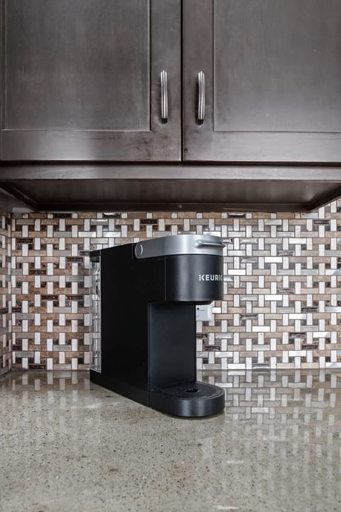 Don't forget to bring your Kcups, we have a Keurig coffee maker!