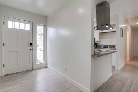 View of the entry way next to the kitchen