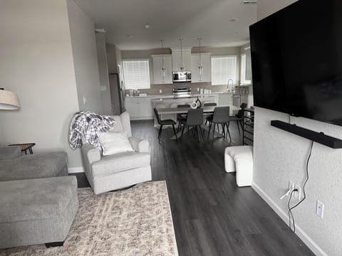 Open concept kitchen/living room