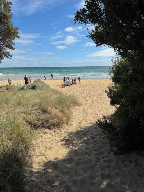 On the beach