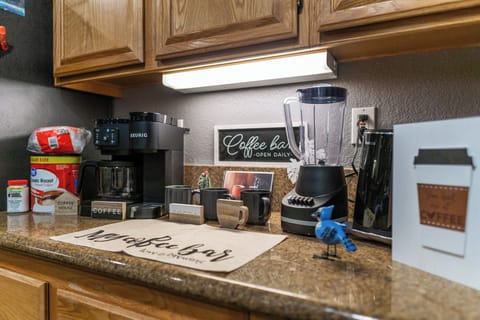 A cozy coffee bar designed for your perfect brew and morning moments!