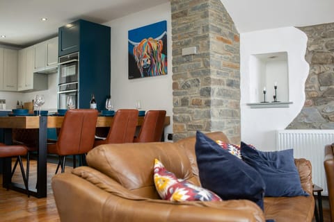 Open plan living dining kitchen area