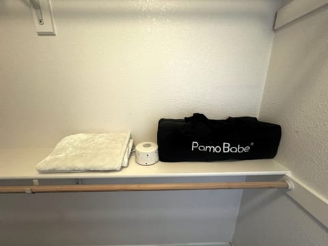 Children's Pack&Play, white noise machine , and blanket