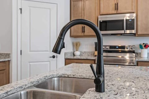 Kitchen sink and all features are brand new construction!