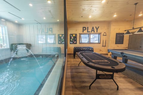 Indoor pool, a heated pool