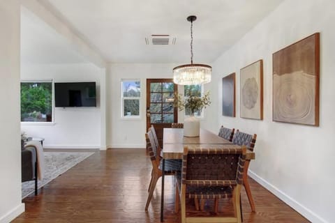 Entrance leads into dining area