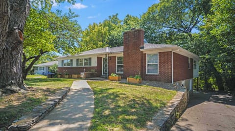 Exterior: Home sweet home! Welcoming entrance of the house with timeless brickwork.