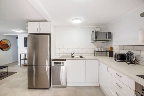 There is plenty of prep space to create meals for everyone.