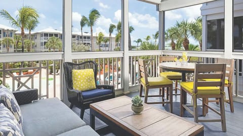 Resort has Ocean/Beach views from public area. Condo Balcony Views Vary