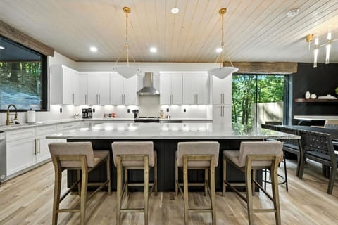 Kitchen with island seating