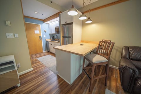 Convenient bar stool seating