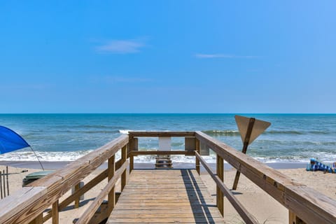 On the beach