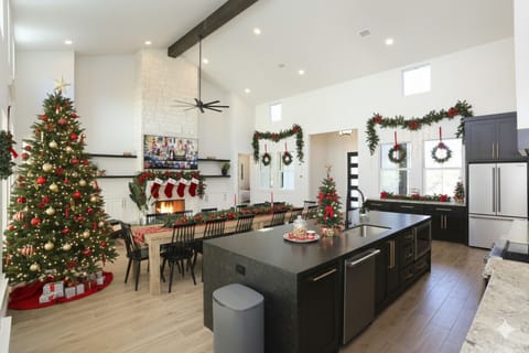 All decked out for the holidays—make memories surrounded by sparkle, warmth, and festive charm