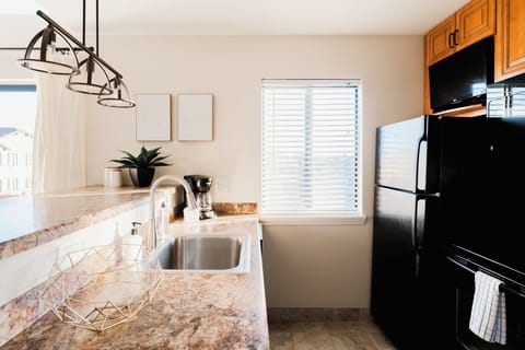 Fully stocked kitchen