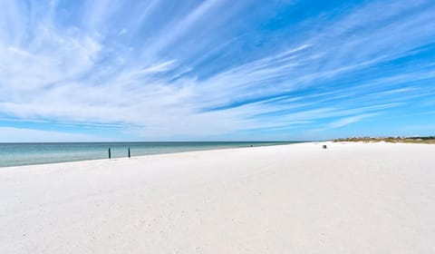 On the beach