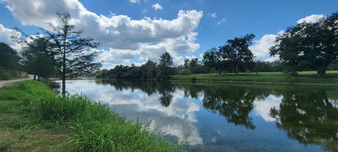 The beautiful blanco river is a 4 min drive from our home