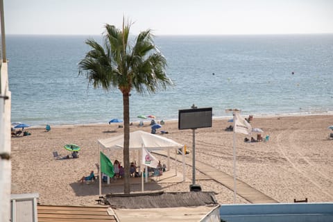 On the beach