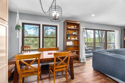 Fireplace, books, stereo, printers