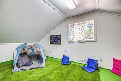 Garage | Playroom | Tent | Floor Pillows | Books
