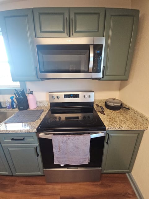 Microwave, oven, stovetop