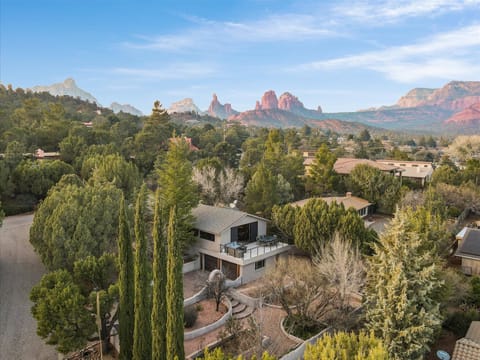 Nestled amongst trees with amazing mountain views, our home offers a tranquil escape into nature's embrace